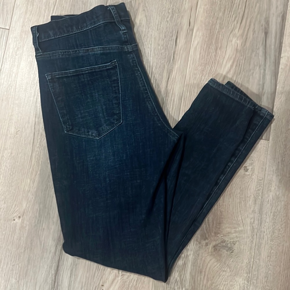 GAP 28R true skinny super high rise